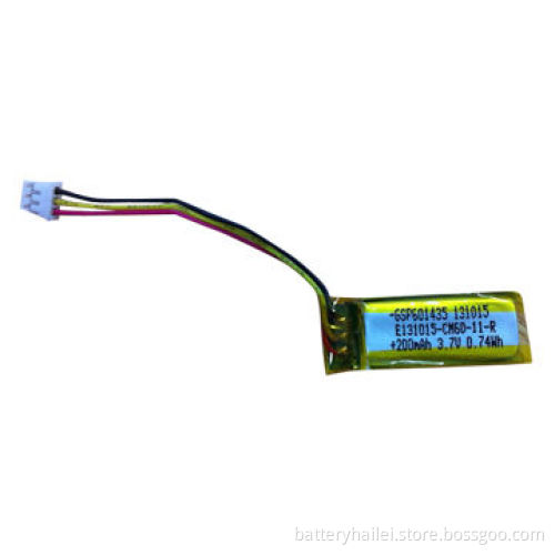 Lithium Polymer Battery cell GSP601435 for GPS navigator, UN/UL certificated